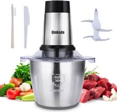 Electric Meat Grinder 304 Stainless Steel Food Processors Crusher Multifunctional Slicer Mincer Baby Food Processor - Chic Cart