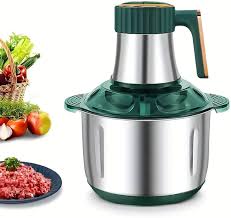 Electric Meat Grinder 304 Stainless Steel Food Processors Crusher Multifunctional Slicer Mincer Baby  Food Processor - Chic Cart 