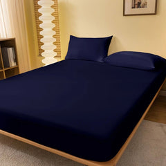 138x190cm - Solid Color Matte Bed Sheet - Premium Quality Bedding - Chic Cart