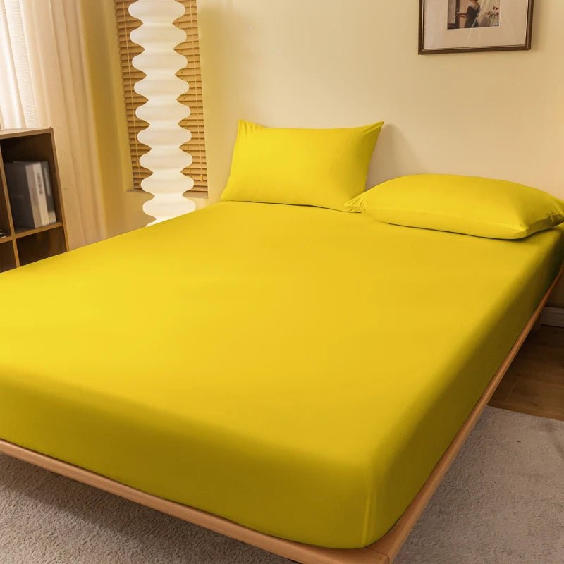 138x190cm - Solid Color Matte Bed Sheet - Premium Quality Bedding - Chic Cart