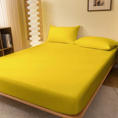 138x190cm - Solid Color Matte Bed Sheet - Premium Quality Bedding - Chic Cart