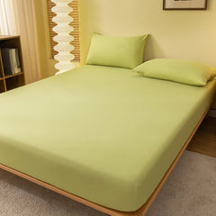 71x132cm - Solid Color Matte Bed Sheet - Premium Quality Bedding - Chic Cart