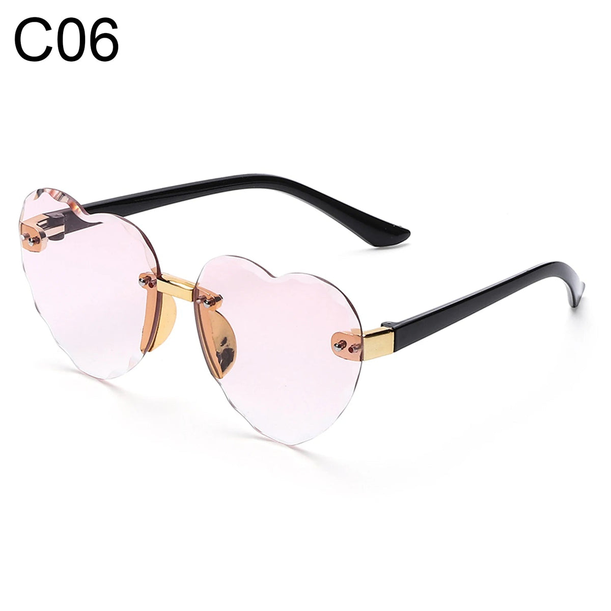 Ocean Lenses Eyewear Party/Photography Kids Sunglasses Heart - shaped Sun Glasses UV 400 Protection Children Sunglasses - Chic Cart