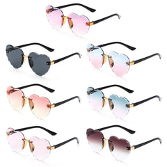Ocean Lenses Eyewear Party/Photography Kids Sunglasses Heart - shaped Sun Glasses UV 400 Protection Children Sunglasses - Chic Cart