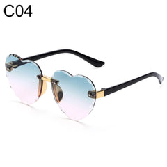 Ocean Lenses Eyewear Party/Photography Kids Sunglasses Heart - shaped Sun Glasses UV 400 Protection Children Sunglasses - Chic Cart