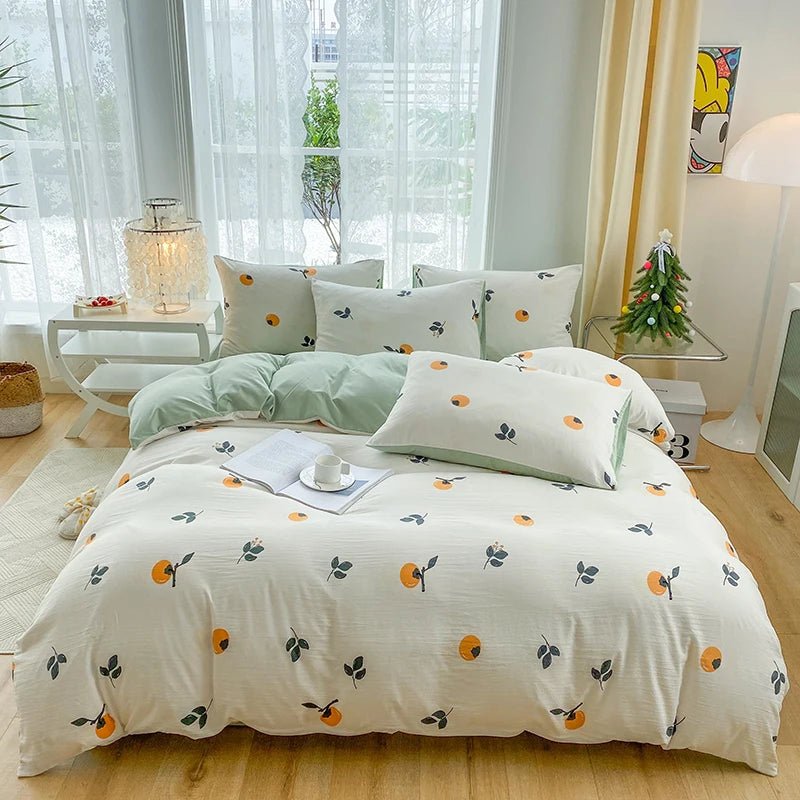 Floral Heart Duvet & Pillowcase Set - 3 Piece - Chic Cart
