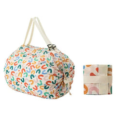 Foldable Shopping Bag Waterproof Travel Portable Storage Bag Beach Bag Supermarket Grocery Shopping Bag - Chic Cart