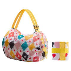 Foldable Shopping Bag Waterproof Travel Portable Storage Bag Beach Bag Supermarket Grocery Shopping Bag - Chic Cart