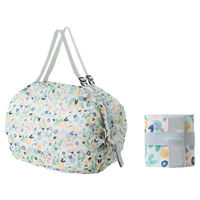 Foldable Shopping Bag Waterproof Travel Portable Storage Bag Beach Bag Supermarket Grocery Shopping Bag - Chic Cart