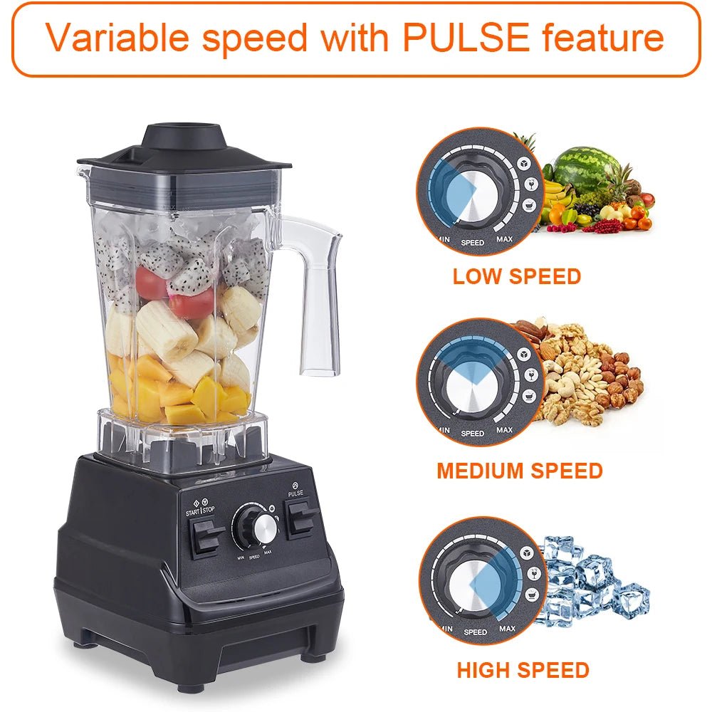 BioloMix Mini Pro 1800W High Power Smoothie Blender BPA Free 1.8L and 0.6L Dual Jar High Performance Kitchen Mixer Juicer - Chic Cart