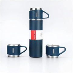 500ML 304 Stainless Steel Vacuum Insulated Bottle Gift Set Office Business Coffee Mug Stainless Steel Water Bottle with Straw