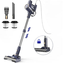 I8 Corded Vacuum Cleaner, 600W 23KPa Stick Vacuum, Free - Stand 6 in 1 Powerful Lightweight Handheld Vacuum for Hard Floor Carpet - Chic Cart