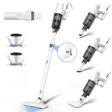 I8 Corded Vacuum Cleaner, 600W 23KPa Stick Vacuum, Free - Stand 6 in 1 Powerful Lightweight Handheld Vacuum for Hard Floor Carpet - Chic Cart