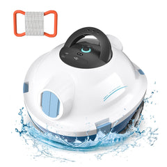 Y10 Cordless Robotic Pool Vacuum Cleaner, 90 Mins Runtime, Self - Parking, Ideal for Above/In - Ground Pool About 65 Ft/1100 Sq.Ft - Chic Cart