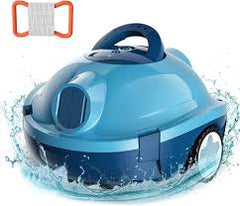 Y10 Cordless Robotic Pool Vacuum Cleaner, 90 Mins Runtime, Self - Parking, Ideal for Above/In - Ground Pool About 65 Ft/1100 Sq.Ft - Chic Cart
