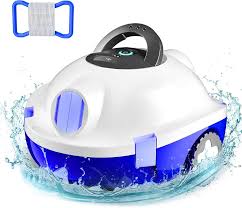 Y10 Cordless Robotic Pool Vacuum Cleaner, 90 Mins Runtime, Self - Parking, Ideal for Above/In - Ground Pool About 65 Ft/1100 Sq.Ft - Chic Cart