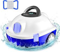 Y10 Cordless Robotic Pool Vacuum Cleaner, 90 Mins Runtime, Self - Parking, Ideal for Above/In - Ground Pool About 65 Ft/1100 Sq.Ft - Chic Cart