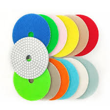 3/4/5/6/7Inch 10/12Pcs Diamond Polishing Pads Dry/Wet Buff Disc Abrasive for Sanding Granite Quartz Tile Glass Grinding Tools - Chic Cart