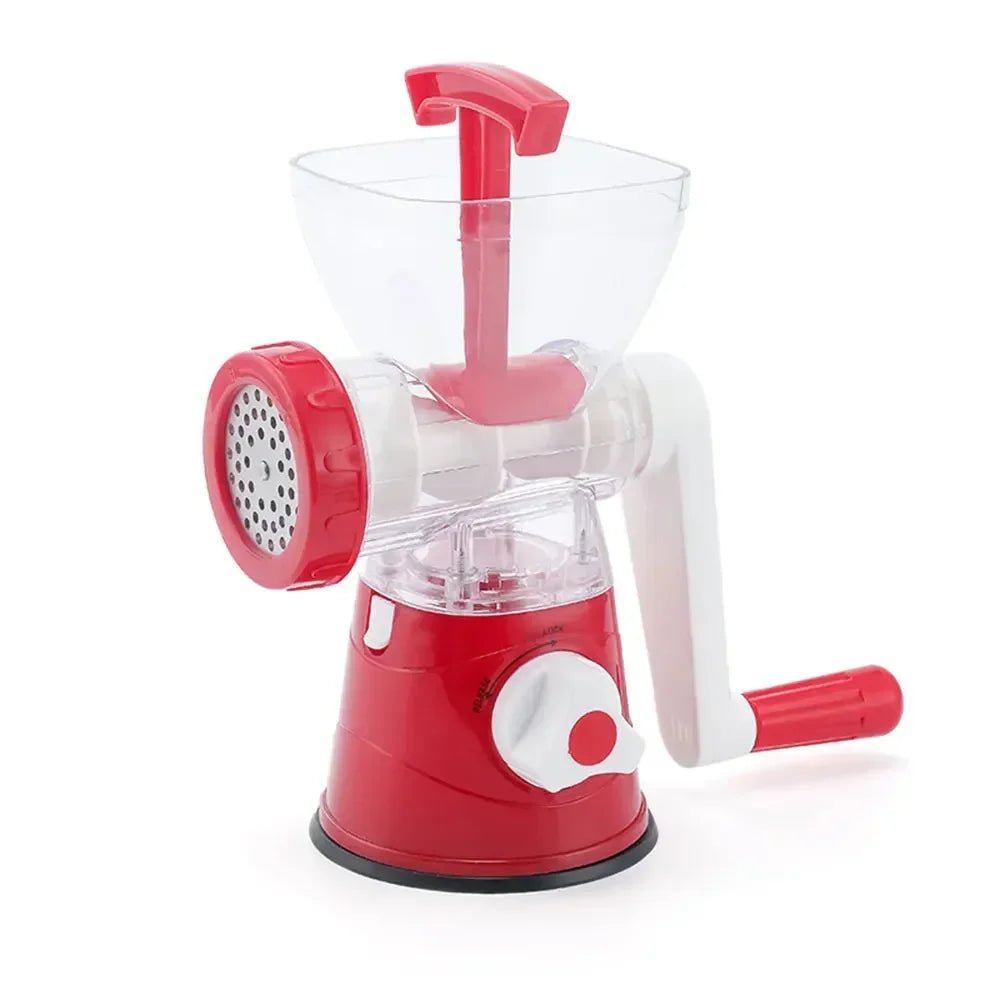 Meat Grinder Manual Processors Food Mincer Sausage Maker Stuffer Vegetable Chopper Blender Household Kitchen Enema Machine - Chic Cart