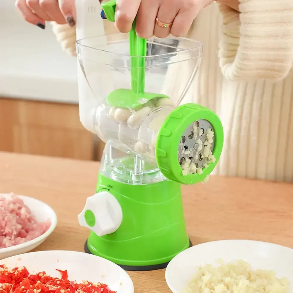 Meat Grinder Manual Processors Food Mincer Sausage Maker Stuffer Vegetable Chopper Blender Household Kitchen Enema Machine - Chic Cart