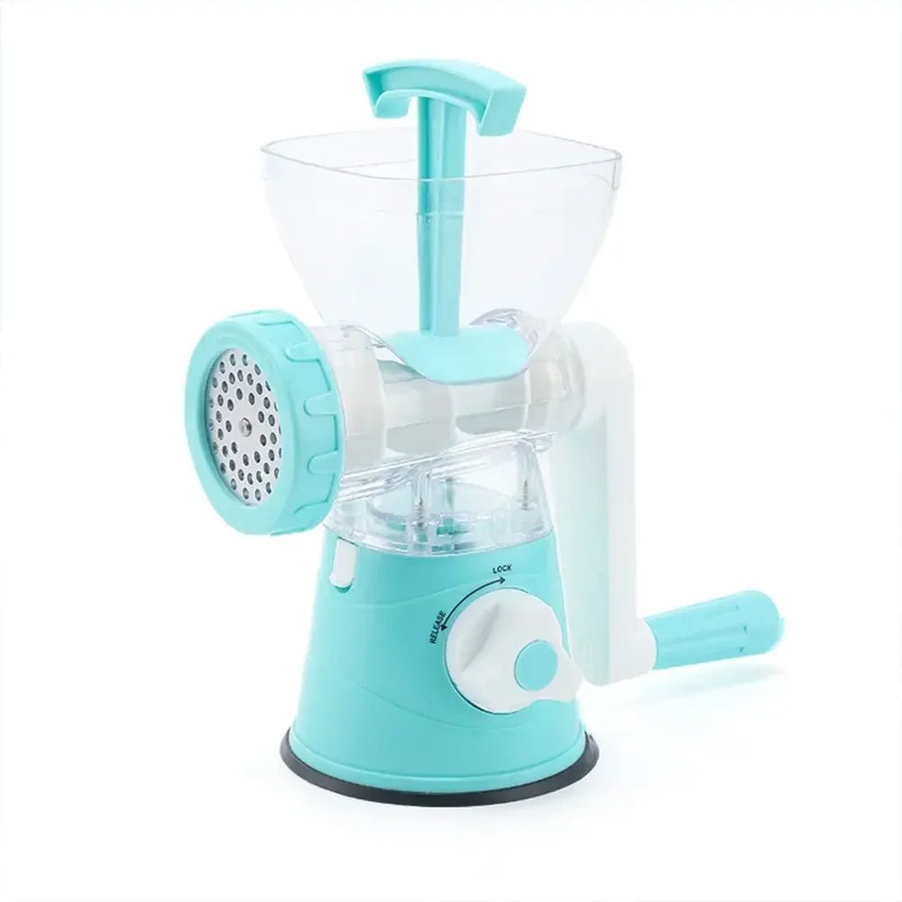 Meat Grinder Manual Processors Food Mincer Sausage Maker Stuffer Vegetable Chopper Blender Household Kitchen Enema Machine - Chic Cart