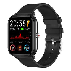 LIGE 2024 New Q9 Pro Smart Watch Body Temperature Monitor Music Control Sports Waterproof Smart Watch for Men Women Smartwatch - Chic Cart