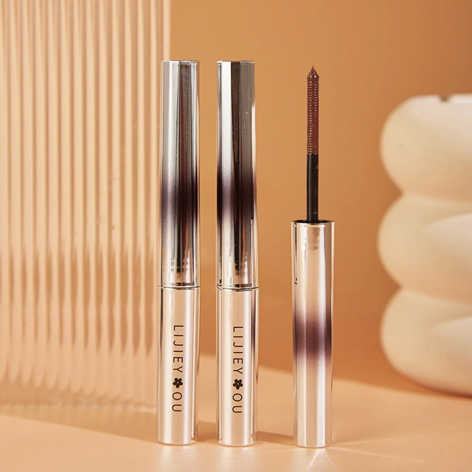Metal Iron Brush Eyelash Strong Mascara Washable Mascara Waterproof Long Lasting Non - Clumping Anti - Flaking Non - Clumping Mascara - Chic Cart