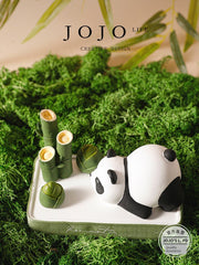 Jojo's L. Pd. Drag. Car Decoration Aromatherapy Perfume Cute Panda Essential Oil Fragrant Stone | Drag Racing - Chic Cart