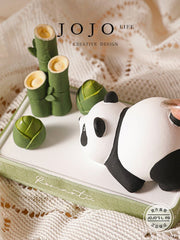 Jojo's L. Pd. Drag. Car Decoration Aromatherapy Perfume Cute Panda Essential Oil Fragrant Stone | Drag Racing - Chic Cart