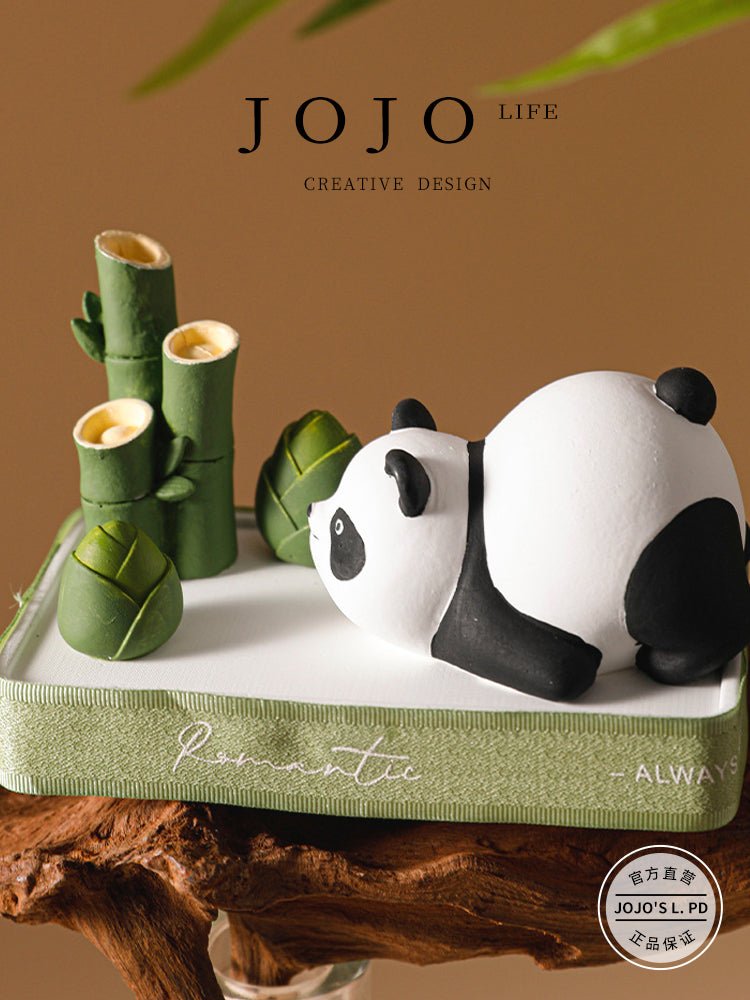 Jojo's L. Pd. Drag. Car Decoration Aromatherapy Perfume Cute Panda Essential Oil Fragrant Stone | Drag Racing - Chic Cart