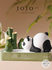 Jojo's L. Pd. Drag. Car Decoration Aromatherapy Perfume Cute Panda Essential Oil Fragrant Stone | Drag Racing - Chic Cart