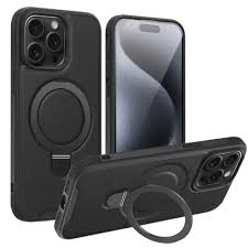 Rotating Bracket Magnetic Suction Phone Case Frosted Heat Dissipation Drop - resistant - Chic Cart