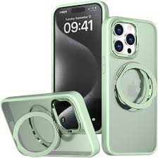 Rotating Bracket Magnetic Suction Phone Case Frosted Heat Dissipation Drop - resistant - Chic Cart