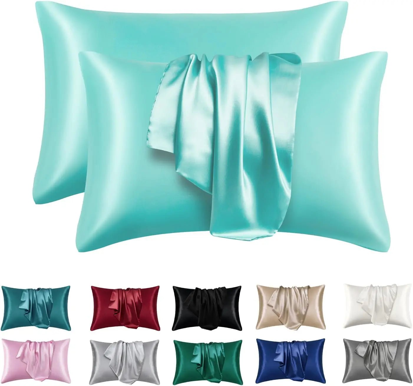 Luxurious Satin Pillowcase Set for Hair & Skin - Chic Cart