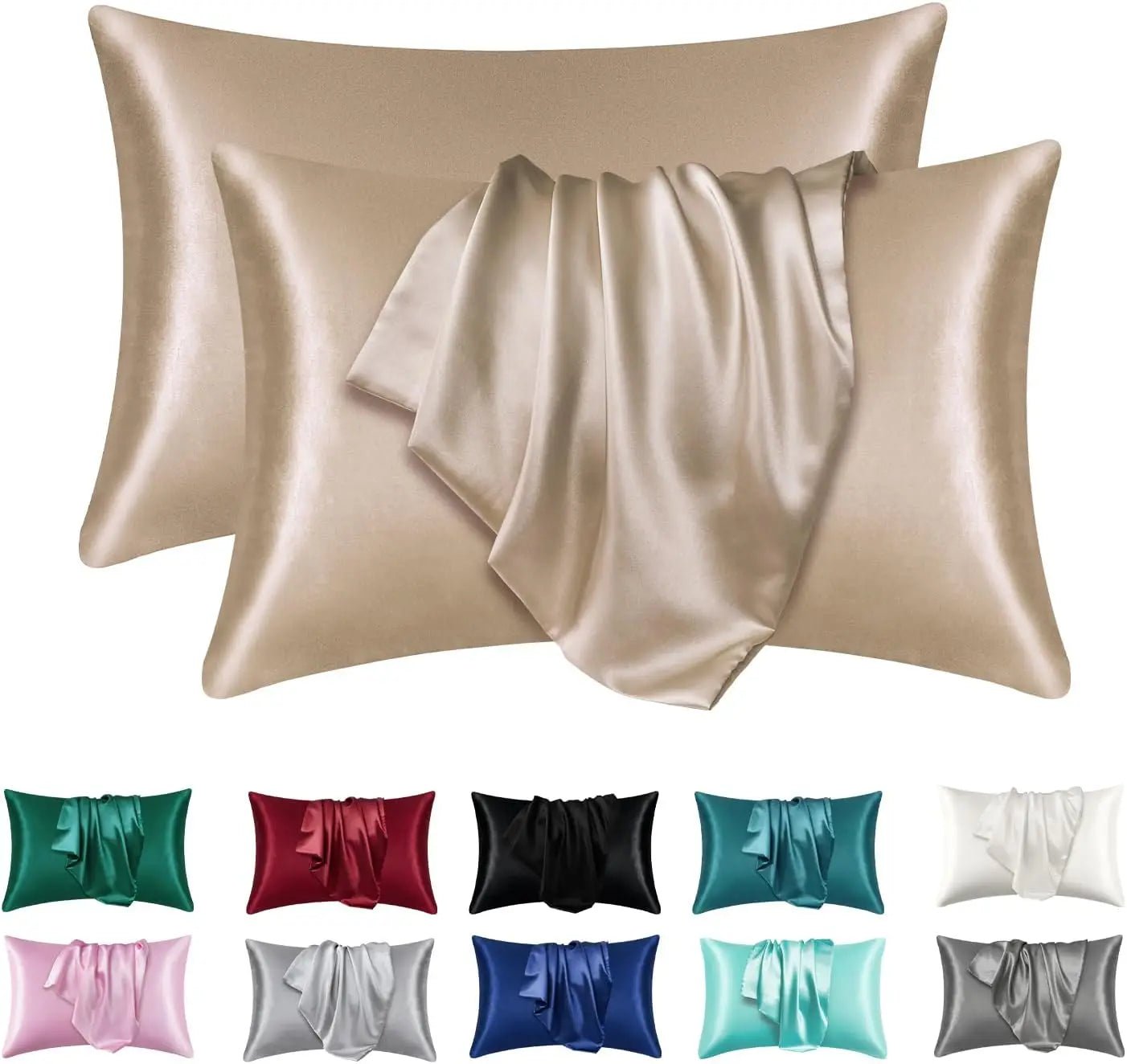 Luxurious Satin Pillowcase Set for Hair & Skin - Chic Cart