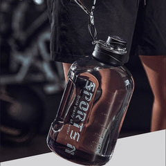 1.7L/2.7L Sports Water Bottle Gym Cycling Cup Portable Large Capacity Water Bottle For Fitness Camping Men Water Kettle - Chic Cart