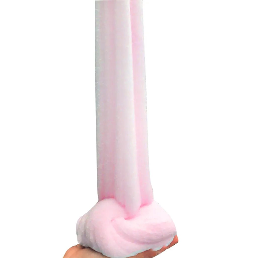 100ml Cotton Candy Cloud Slime Solid Color Swirl Scented Toy Fluffy Slime Polymer Clay 장난감 Slime Scented Decompression Toys - Chic Cart