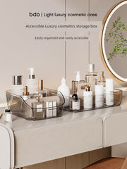 BDO Cosmetics Storage Box Desktop Fancy Dresser Skincare Shelves Snacks Sundries Organizing Box - Chic Cart