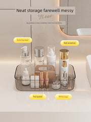 BDO Cosmetics Storage Box Desktop Fancy Dresser Skincare Shelves Snacks Sundries Organizing Box - Chic Cart