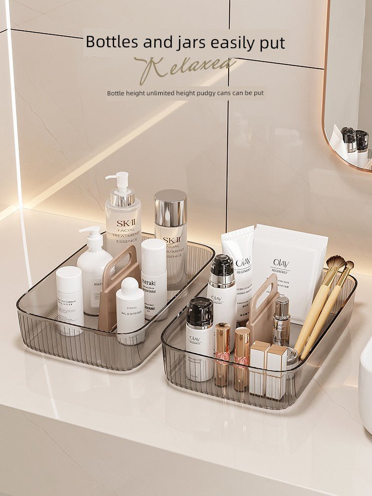 BDO Cosmetics Storage Box Desktop Fancy Dresser Skincare Shelves Snacks Sundries Organizing Box - Chic Cart