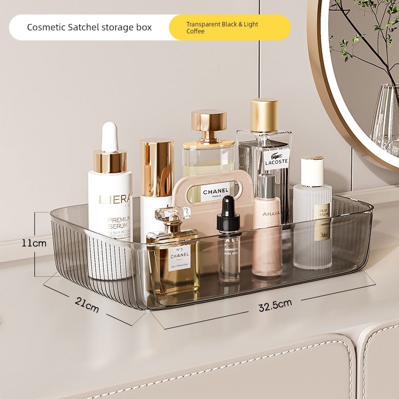 BDO Cosmetics Storage Box Desktop Fancy Dresser Skincare Shelves Snacks Sundries Organizing Box - Chic Cart