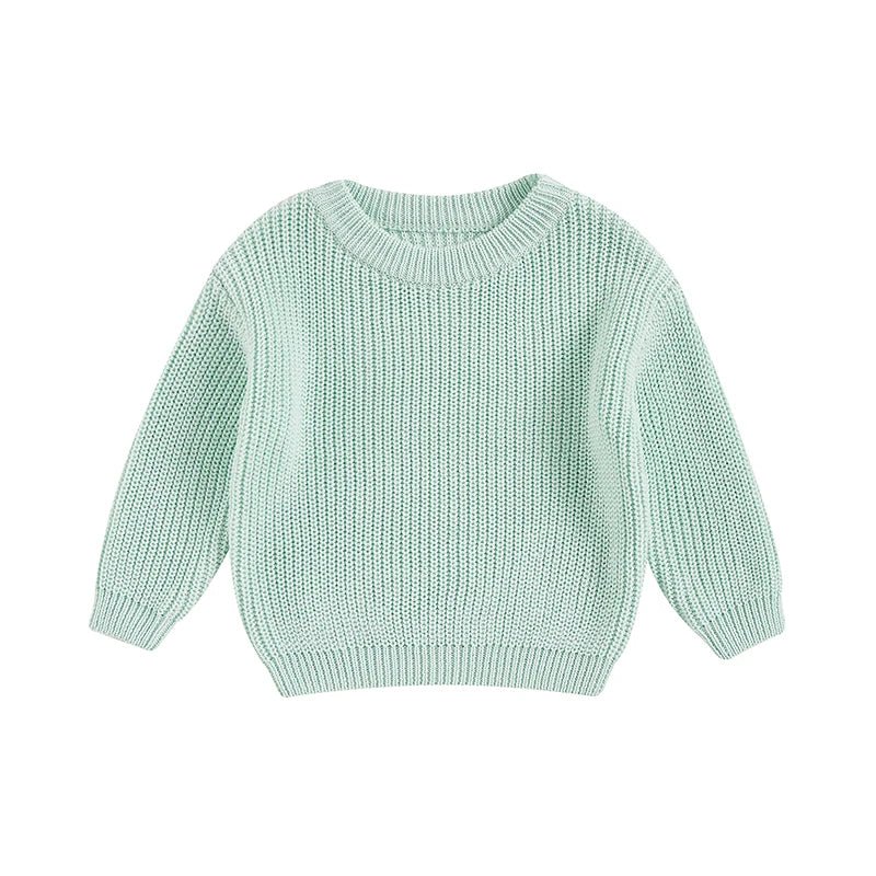 0 - 5Yrs Baby Boys Girls Knit Sweater Clothes 2024 New Toddler Infant Newborn Knitwear Soft Spring Long Sleeve Baby Pullover Tops - Chic Cart