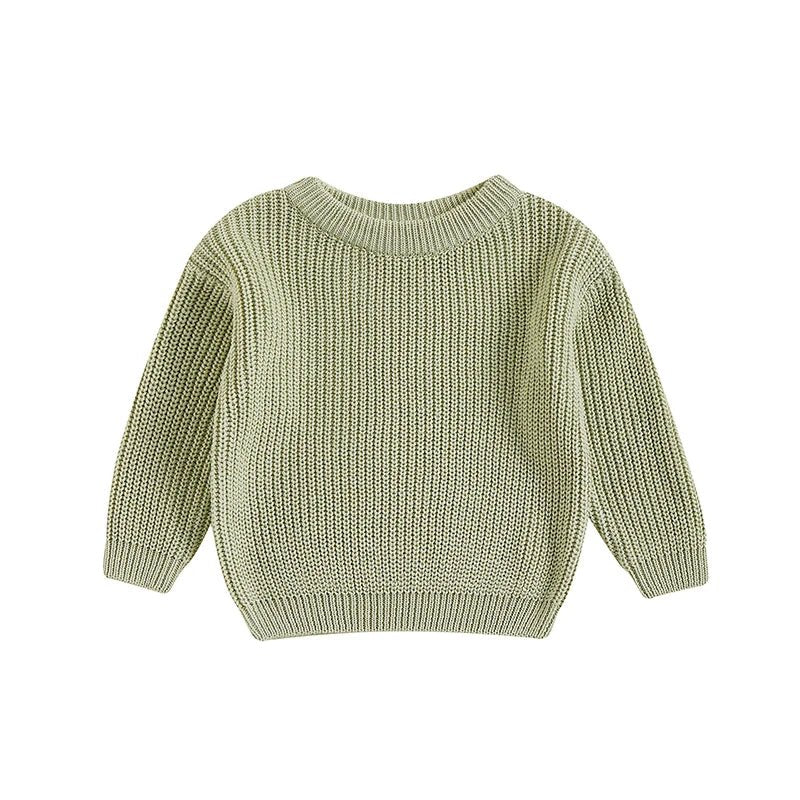 0 - 5Yrs Baby Boys Girls Knit Sweater Clothes 2024 New Toddler Infant Newborn Knitwear Soft Spring Long Sleeve Baby Pullover Tops - Chic Cart