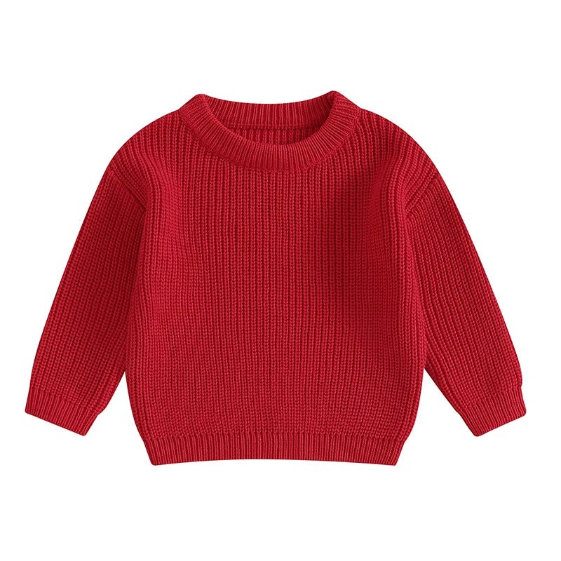 0 - 5Yrs Baby Boys Girls Knit Sweater Clothes 2024 New Toddler Infant Newborn Knitwear Soft Spring Long Sleeve Baby Pullover Tops - Chic Cart