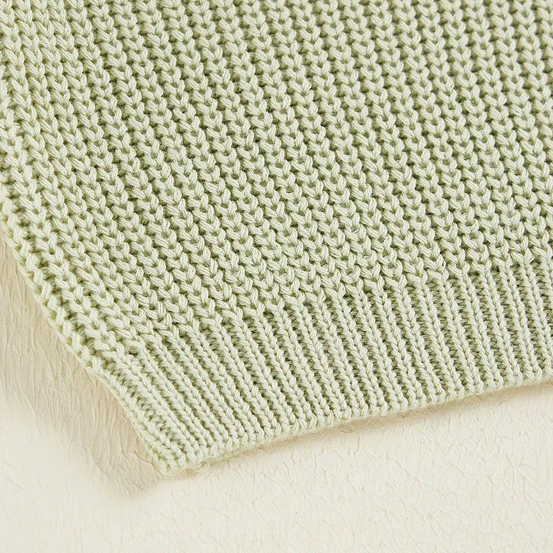 0 - 5Yrs Baby Boys Girls Knit Sweater Clothes 2024 New Toddler Infant Newborn Knitwear Soft Spring Long Sleeve Baby Pullover Tops - Chic Cart