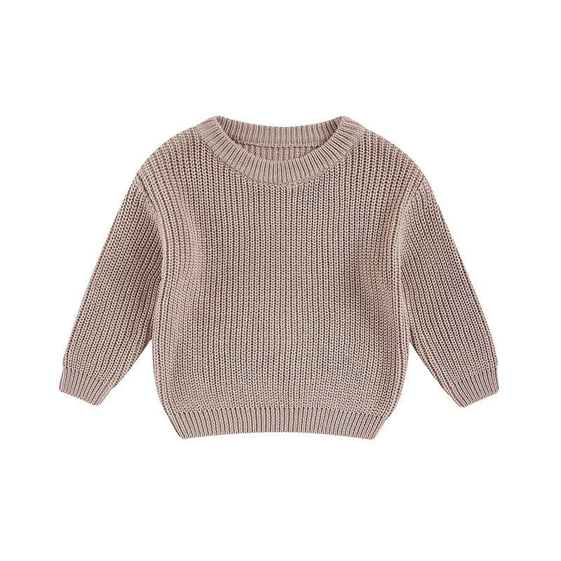 0 - 5Yrs Baby Boys Girls Knit Sweater Clothes 2024 New Toddler Infant Newborn Knitwear Soft Spring Long Sleeve Baby Pullover Tops - Chic Cart
