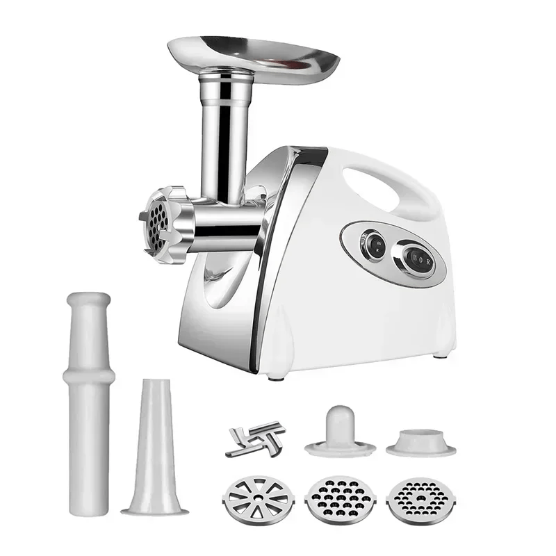 2800W Electric Meat Grinder Heavy Duty Grinder Kitchen Electric Meat Chopper Stuffer Maker Food Processor Electric Meat Slicer - Chic Cart