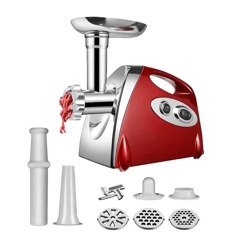2800W Electric Meat Grinder Heavy Duty Grinder Kitchen Electric Meat Chopper Stuffer Maker Food Processor Electric Meat Slicer - Chic Cart