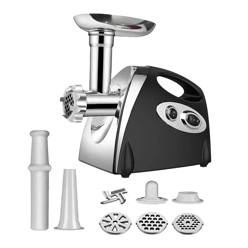 2800W Electric Meat Grinder Heavy Duty Grinder Kitchen Electric Meat Chopper Stuffer Maker Food Processor Electric Meat Slicer - Chic Cart
