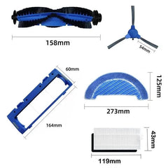 Hepa Filter Mop Cloth Rags Replacement For Cecotec Conga 1090 1790 Titanium Ultra Robot Vacuum Cleaner Roller Side Brush Cover - Chic Cart
